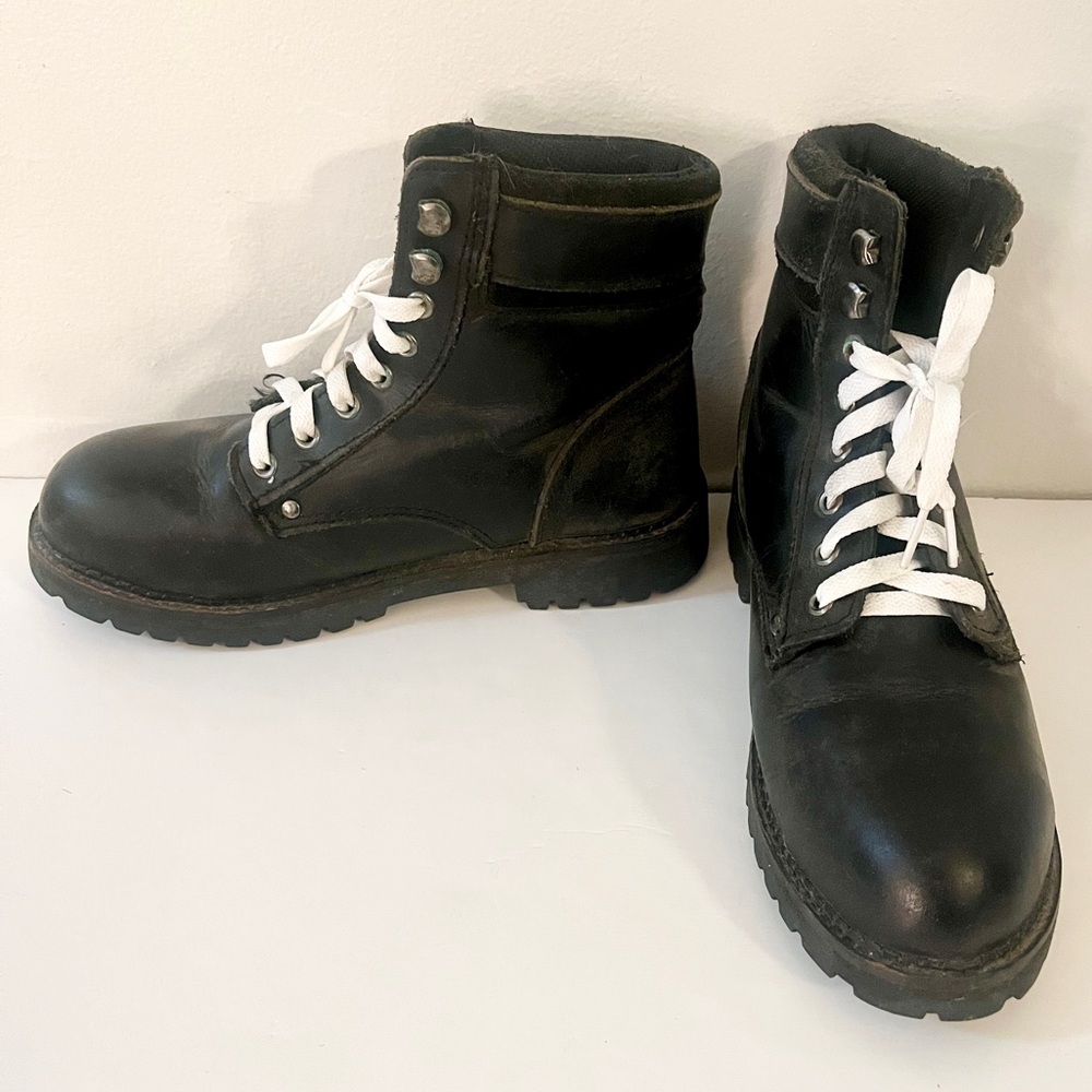 Skechers Work Steel Toe Leather Boots